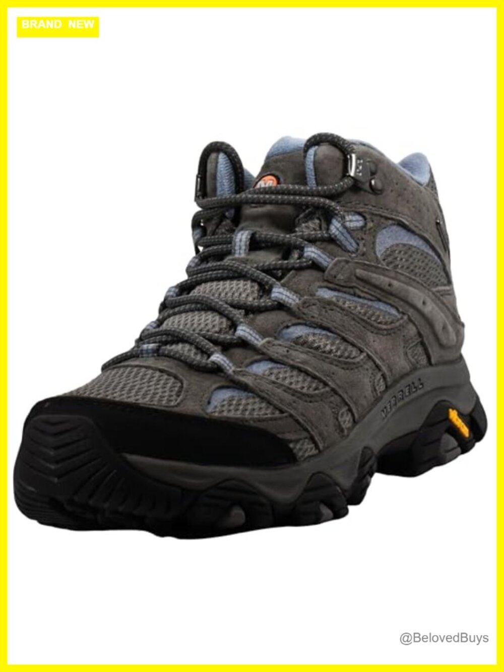 Merrell Moab 3 Mid Waterproof Leather Hiking Boots Ankle Support